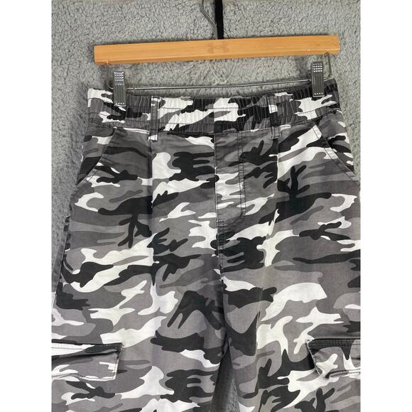 Lot of 2‎ VIP Camo & Olive Green Joggers Size 9/29 Stretch Cotton Cargo Pants - Picture 6 of 9